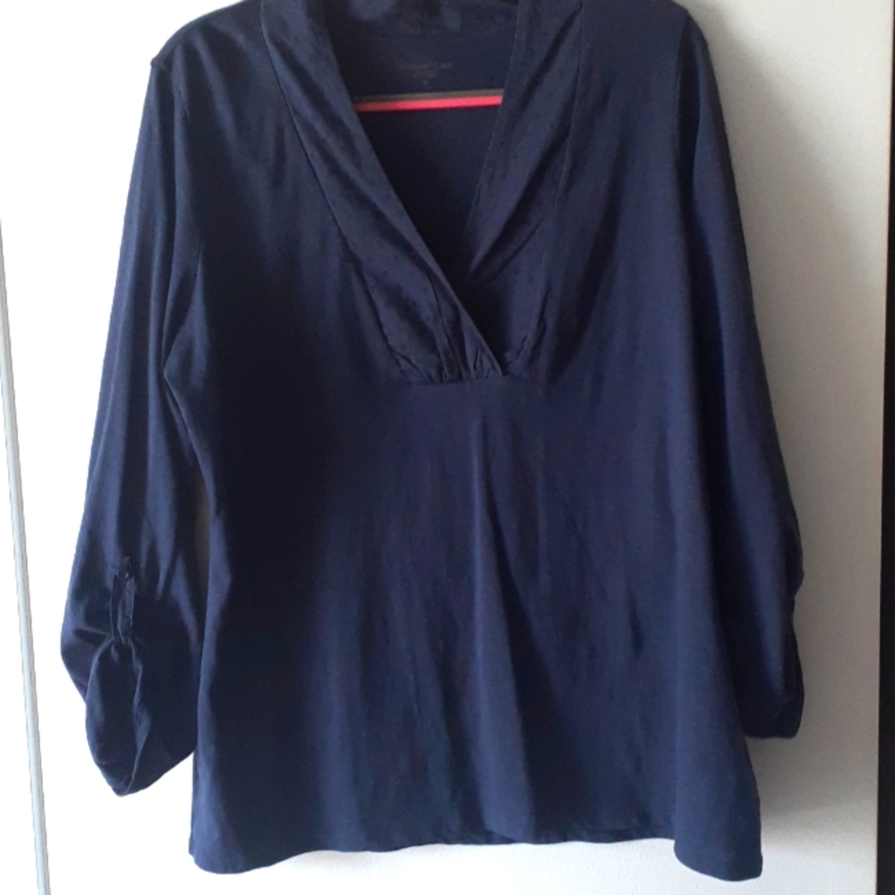 Navy blue blouse